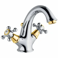 Miscelatore Monoforo Alto per Lavabo Bagno in Ottone Made in Italy - Lisca