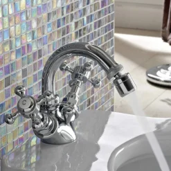 Miscelatore Monoforo da Bidet Vintage in Ottone Made in Italy – Elisea