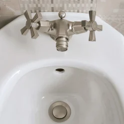 Miscelatore Monoforo per Bidet in Ottone, Stile Vintage Made in Italy – Silvana