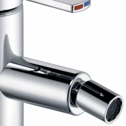 Miscelatore per Bidet con Scarico a Saltarello in Ottone Cromo, di Lusso - Zanio