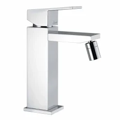 Miscelatore per Bidet in Finitura Cromata con Scarico Made in Italy - Medida
