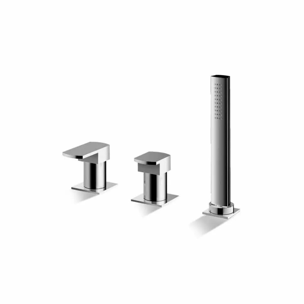 Miscelatore per Bordo Vasca a 3 Fori Cromato Made in Italy - Sika