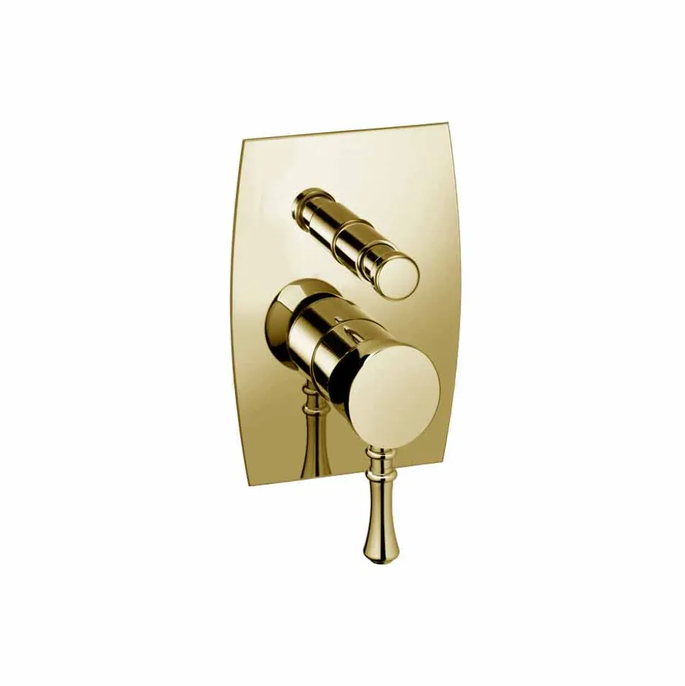 Miscelatore per Doccia o Vasca di Design in Ottone Made in Italy - Neno
