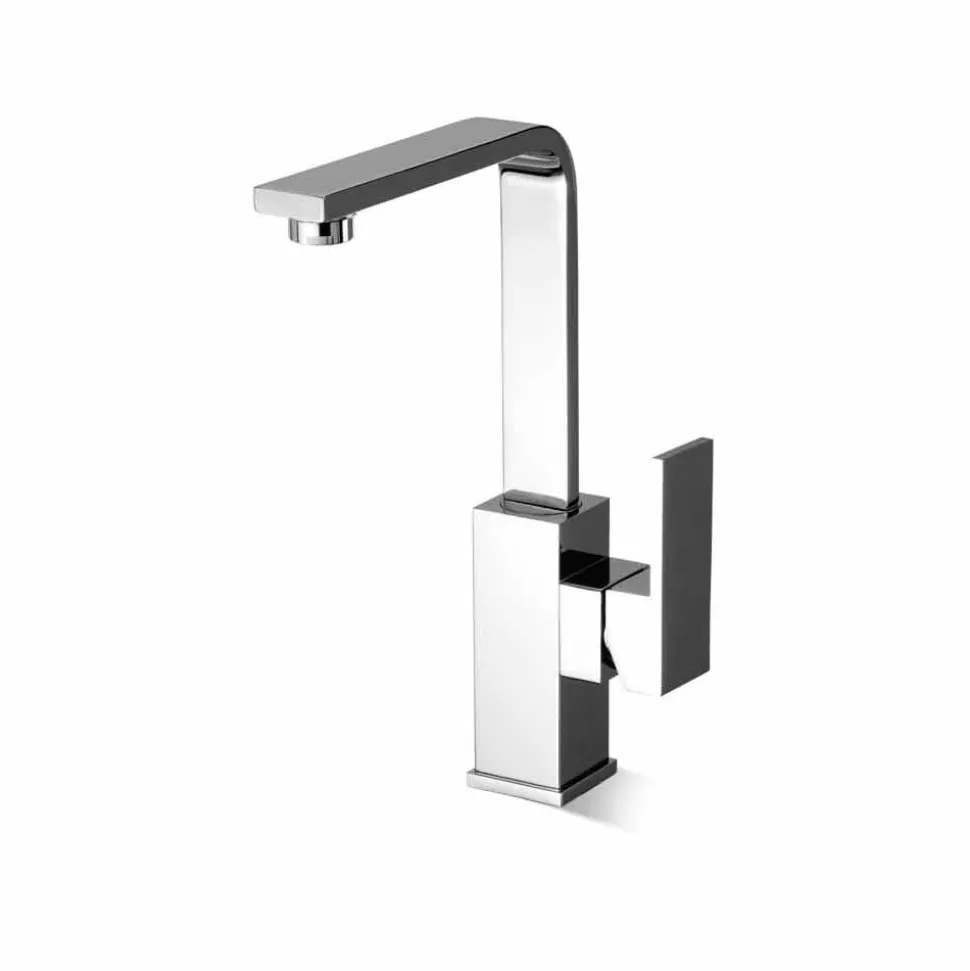 Miscelatore per Lavabo a Canna Alta Senza Scarico Made in Italy - Panela