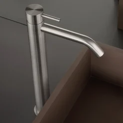 Miscelatore per Lavabo Alto con Bocca Lunga in Acciaio AISI 316L - Artigli