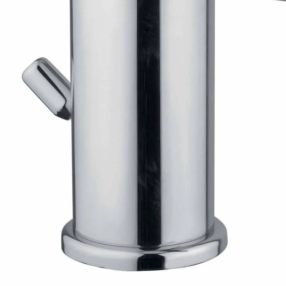 Miscelatore per Lavabo Bagno in Ottone Cromato Moderno Made in Italy - Ermia