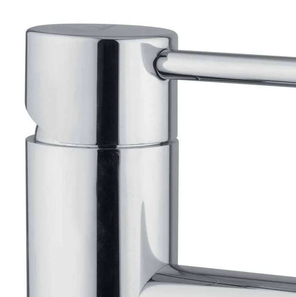 Miscelatore per Lavabo Bagno in Ottone Cromato Moderno Made in Italy - Ermia