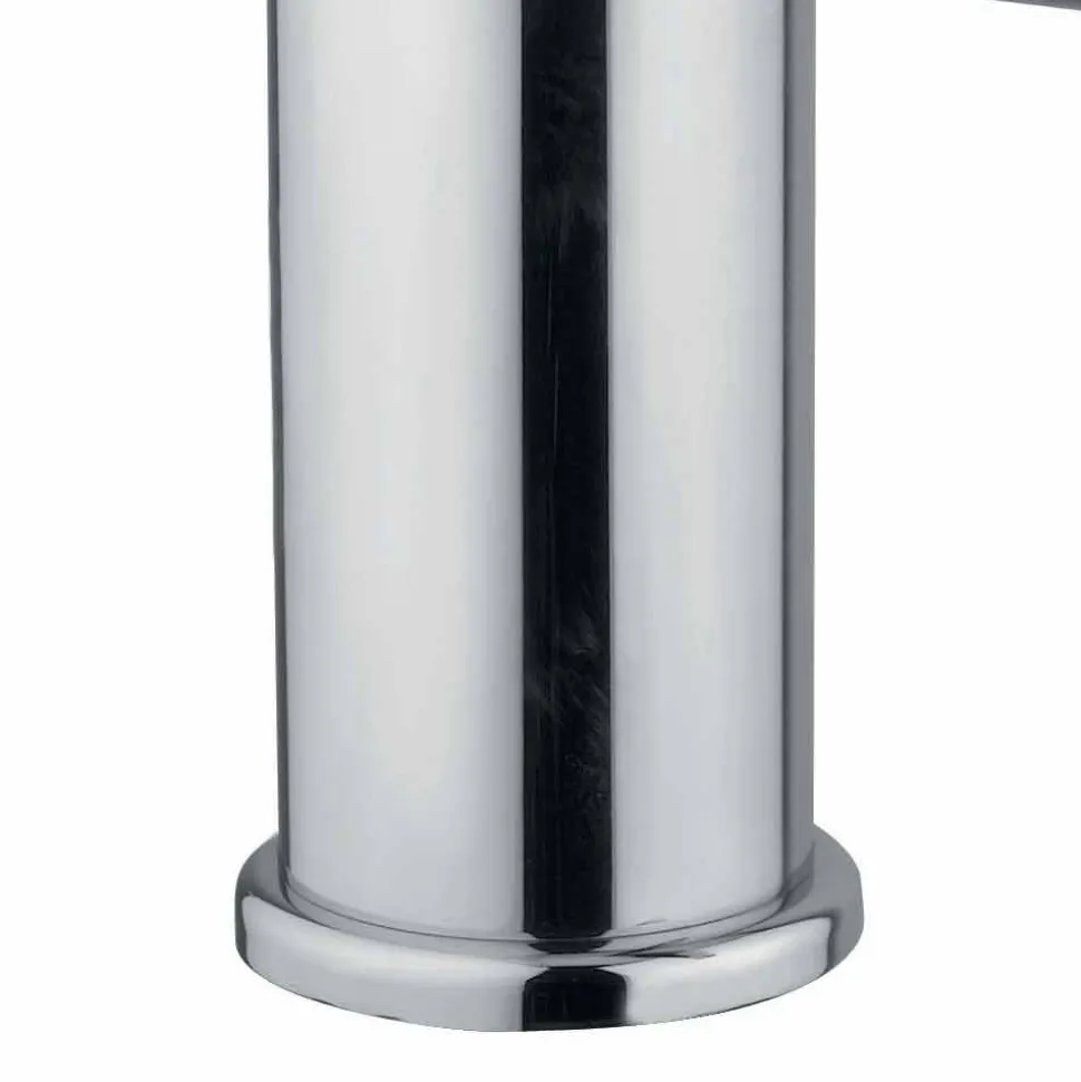 Miscelatore per Lavabo Bagno in Ottone Cromato Moderno Made in Italy - Ermia