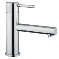 Miscelatore per Lavabo Bagno in Ottone Cromato Moderno Made in Italy - Ermia