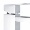 Miscelatore per Lavabo Bagno in Ottone Cromato Squadrato Made in Italy - Medida