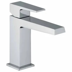 Miscelatore per Lavabo Bagno con Scarico in Finitura Cromo Made in Italy - Galla