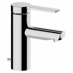 Miscelatore per Lavabo Bagno in Ottone Finitura Cromato, Design Pregiato - Zanio
