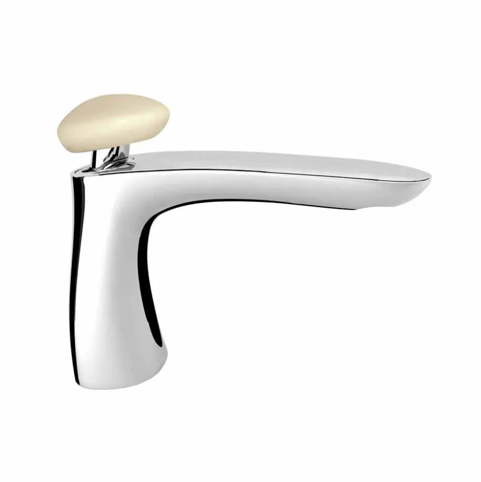 Miscelatore per Lavabo Bagno Moderno in Ottone Made in Italy - Besugo