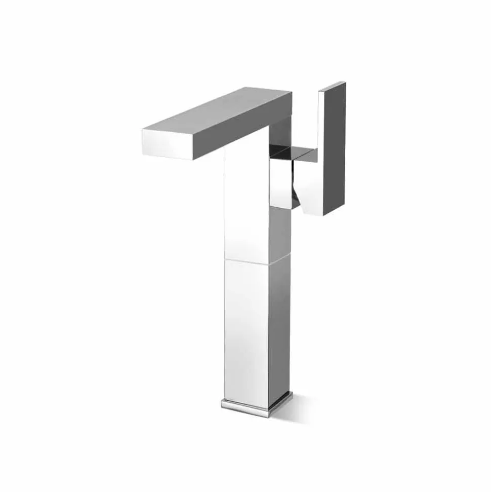 Miscelatore per Lavabo Bagno con Leva Laterale di Design Made in Italy - Panela
