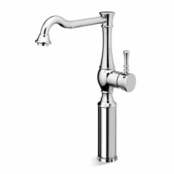 Miscelatore per Lavabo Bagno a Canna Alta Prolunga 13 cm Made in Italy - Neno