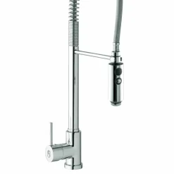 Miscelatore per Lavabo Cucina in Ottone con Doccetta Made in Italy - Kalimo