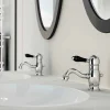 Miscelatore per Lavabo da Appoggio in Ottone di Design Made in Italy - Binsu