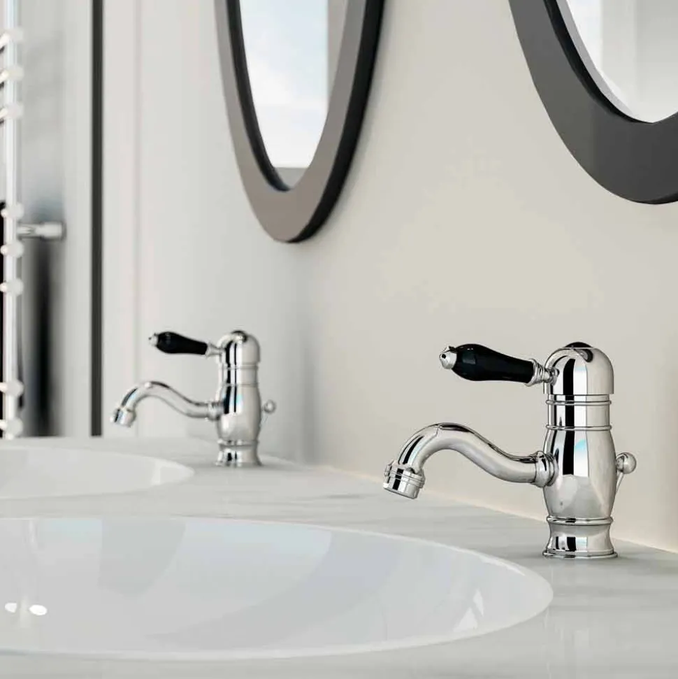 Miscelatore per Lavabo da Appoggio in Ottone di Design Made in Italy - Binsu