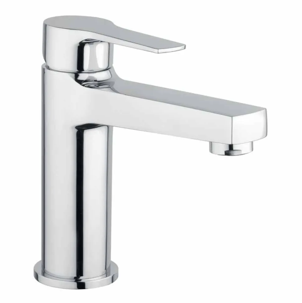 Miscelatore per Lavabo da Bagno in Ottone Senza Scarico Made in Italy - Sindra