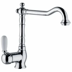 Miscelatore per Lavabo da Cucina Classico in Ottone Made in Italy - Adonis