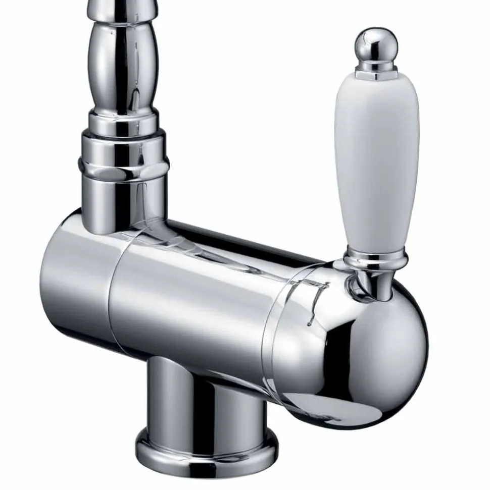 Miscelatore per Lavabo da Cucina Stile Classico in Ottone Made in Italy - Annodo