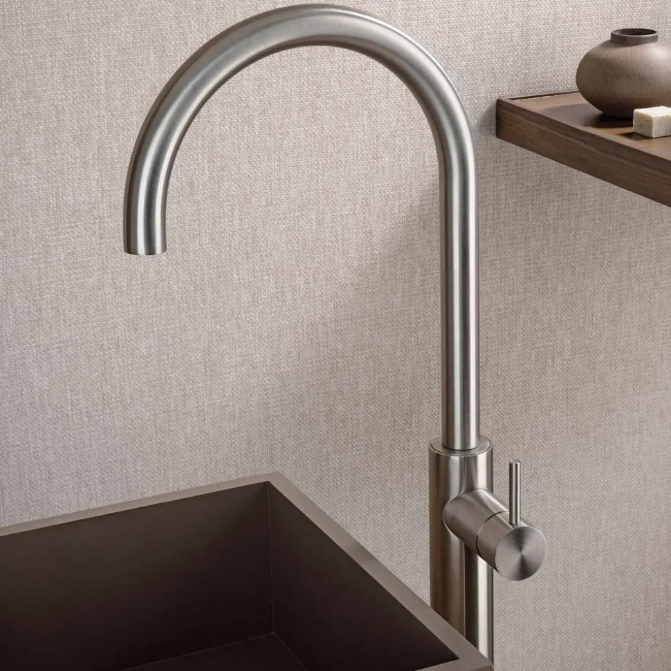 Miscelatore per Lavabo da Terra in Acciaio AISI 316L Made in Italy - Artigli