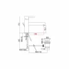 Miscelatore per Lavabo in Ottone Cromato con Scarico Made in Italy - Ermia