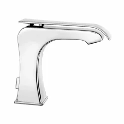 Miscelatore per Lavabo in Ottone Cromato Moderno Made in Italy - Bonina