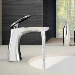Miscelatore per Lavabo in Ottone Cromo Made in Italy - Filipo