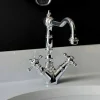 Miscelatore per Lavabo Monoforo in Ottone Cromato Made in Italy - Binsu