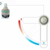Miscelatore per Lavabo Prolungato in Ottone Senza Scarico Made in Italy - Sindra