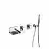 Miscelatore Vasca da Bagno a Incasso con Kit Doccia Made in Italy - Bibo