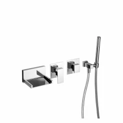 Miscelatore Vasca da Bagno a Incasso con Kit Doccia Made in Italy - Bibo