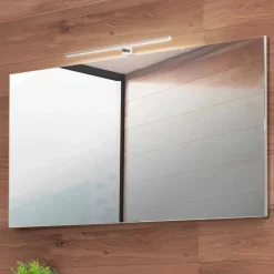 Mobile Bagno 120 cm, Specchio e Lavabo – Becky