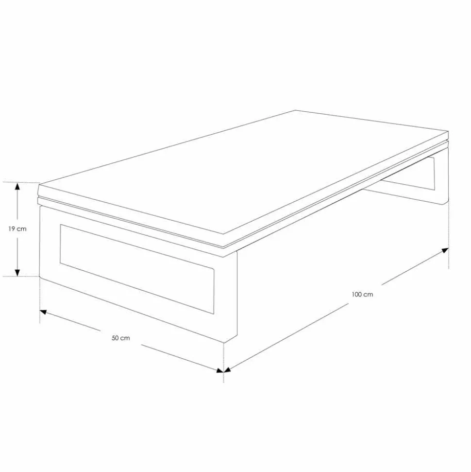 Mobile Bagno Sospeso in Teak con Portasalviette in Hi Macs® Bianco - Saverno