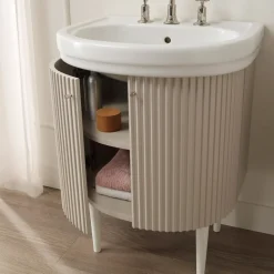 Mobile con Due Ante e Un Ripiano con Lavabo Made in Italy - Candy