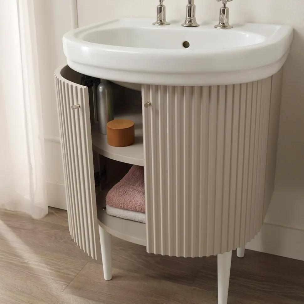 Mobile con Due Ante e Un Ripiano con Lavabo Made in Italy - Candy
