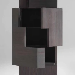 Mobile contenitore a colonna in legno di larice spazzolato Azalea