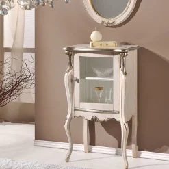 Mobile da Salotto Classico con 1 Anta Vetro o Legno Made in Italy - London