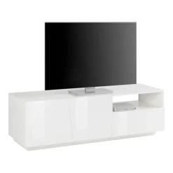 Mobile Porta Tv con 2 Ante, un Cassetto e Vano a Giorno Made in Italy - Popilio