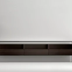 Mobile Porta Tv con 3 Mensole e Contenitore Battente Made in Italy - Ronan
