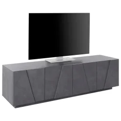 Mobile Porta Tv da Soggiorno con 4 Ante in Melaminico Made in Italy - Naditza