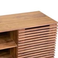 Mobile Porta Tv da Soggiorno Realizzata in Legno di Acacia - Vortice
