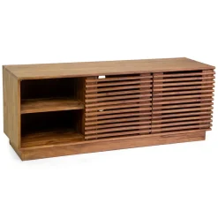 Mobile Porta Tv da Soggiorno Realizzata in Legno di Acacia - Vortice