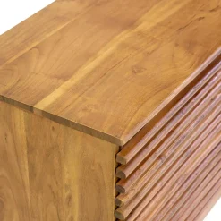 Mobile Porta Tv da Soggiorno Realizzata in Legno di Acacia - Vortice