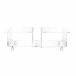 Mobile porta tv design moderno in plexiglass trasparente Mago Double