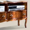 Mobile Porta Tv in Legno 2 Cassetti Stile Classico Made in Italy - Prince