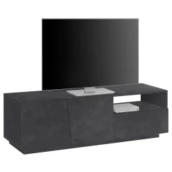 Mobile Porta Tv in Legno Design 2 Ante 1 Cassetto e Vano a Giorno - Joris