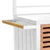 Mobiletto da Giardino Realizzato in Alluminio e Teak del Brasile - Diario