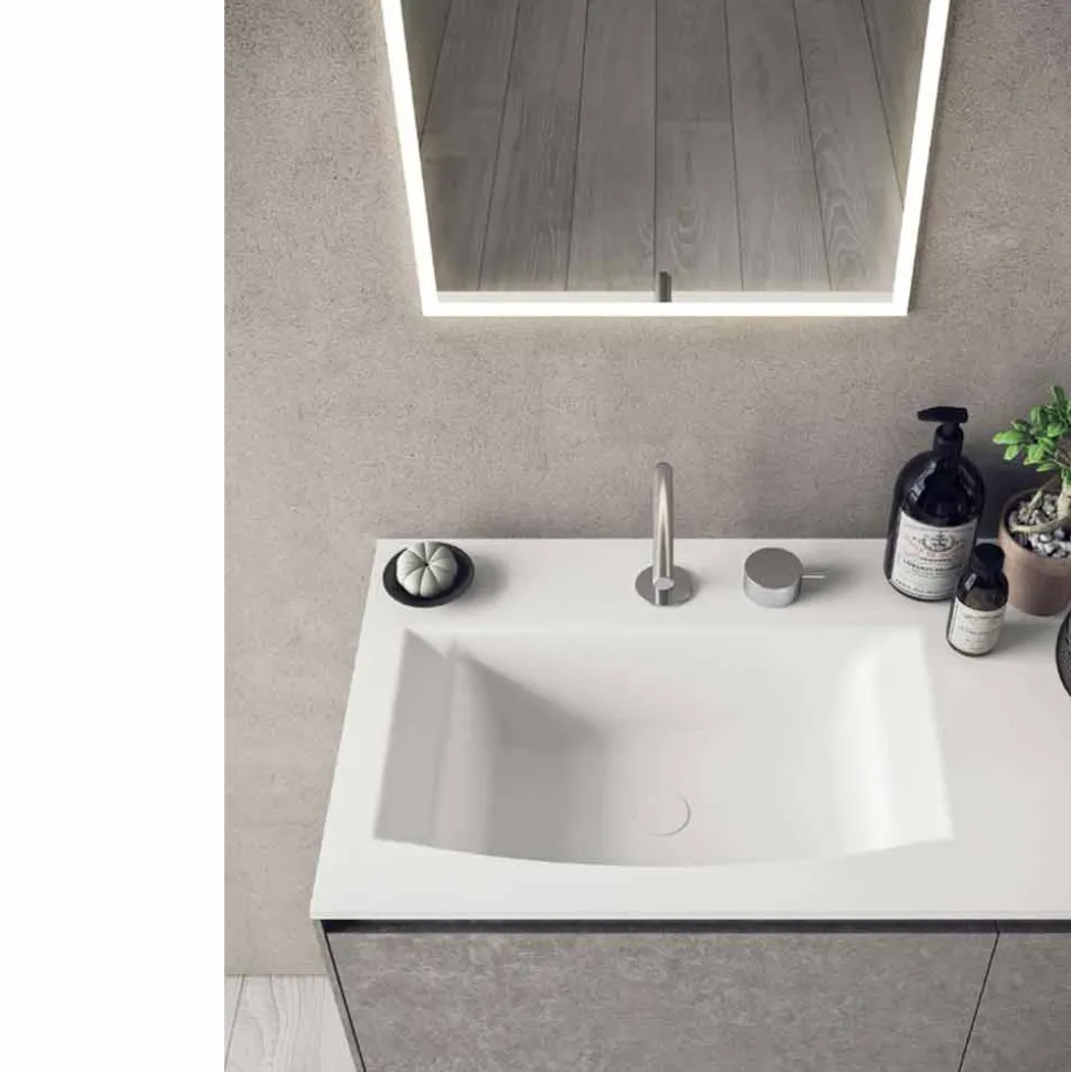 Mobili d’Arredo Sospesi di Design, Composizione Moderna da Bagno - Callisi9